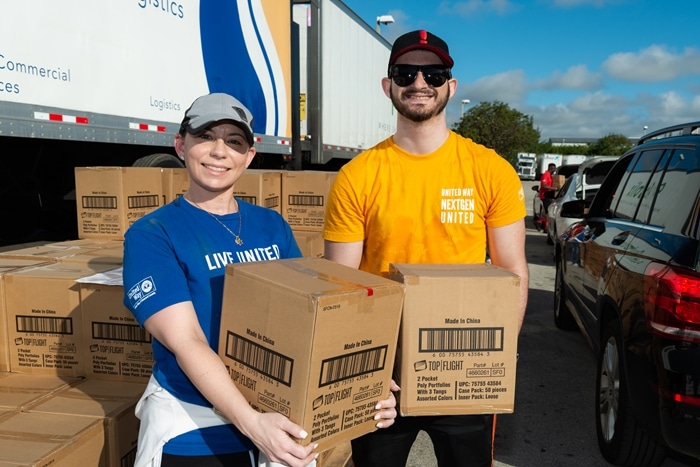 United Way fundraising team