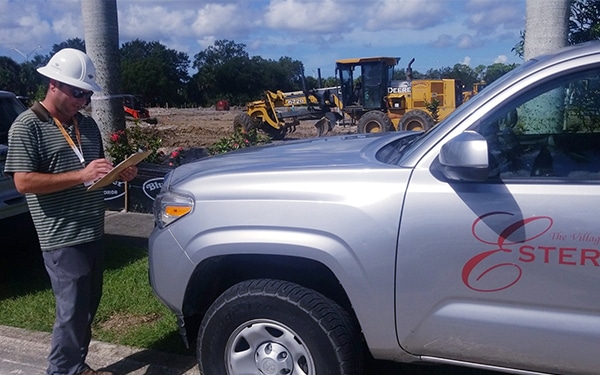 Estero building department truck