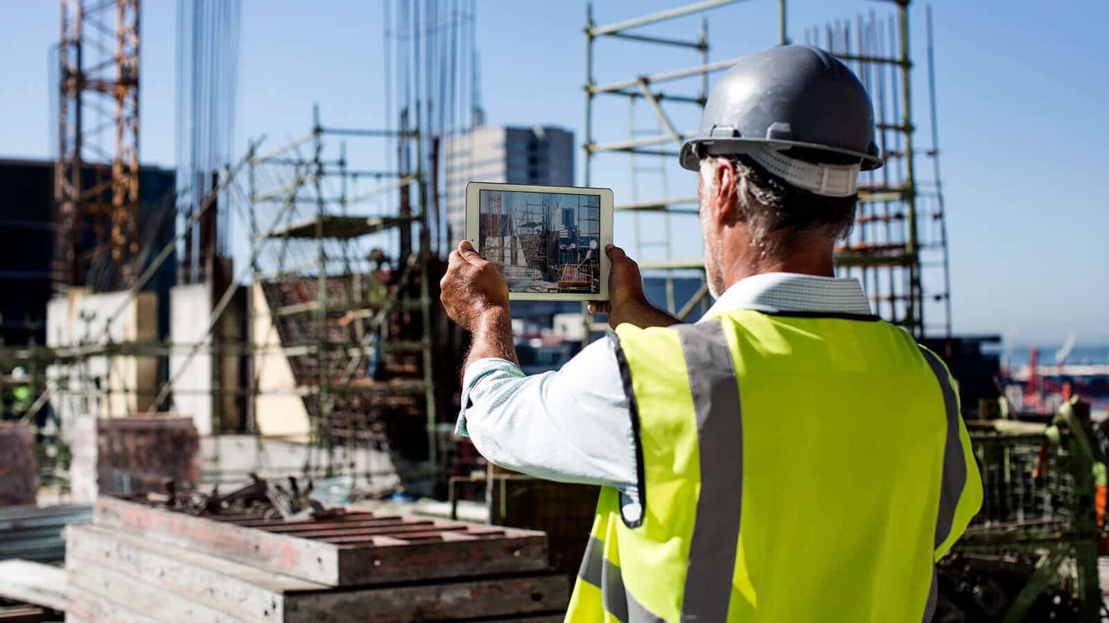 Building Official With Tablet