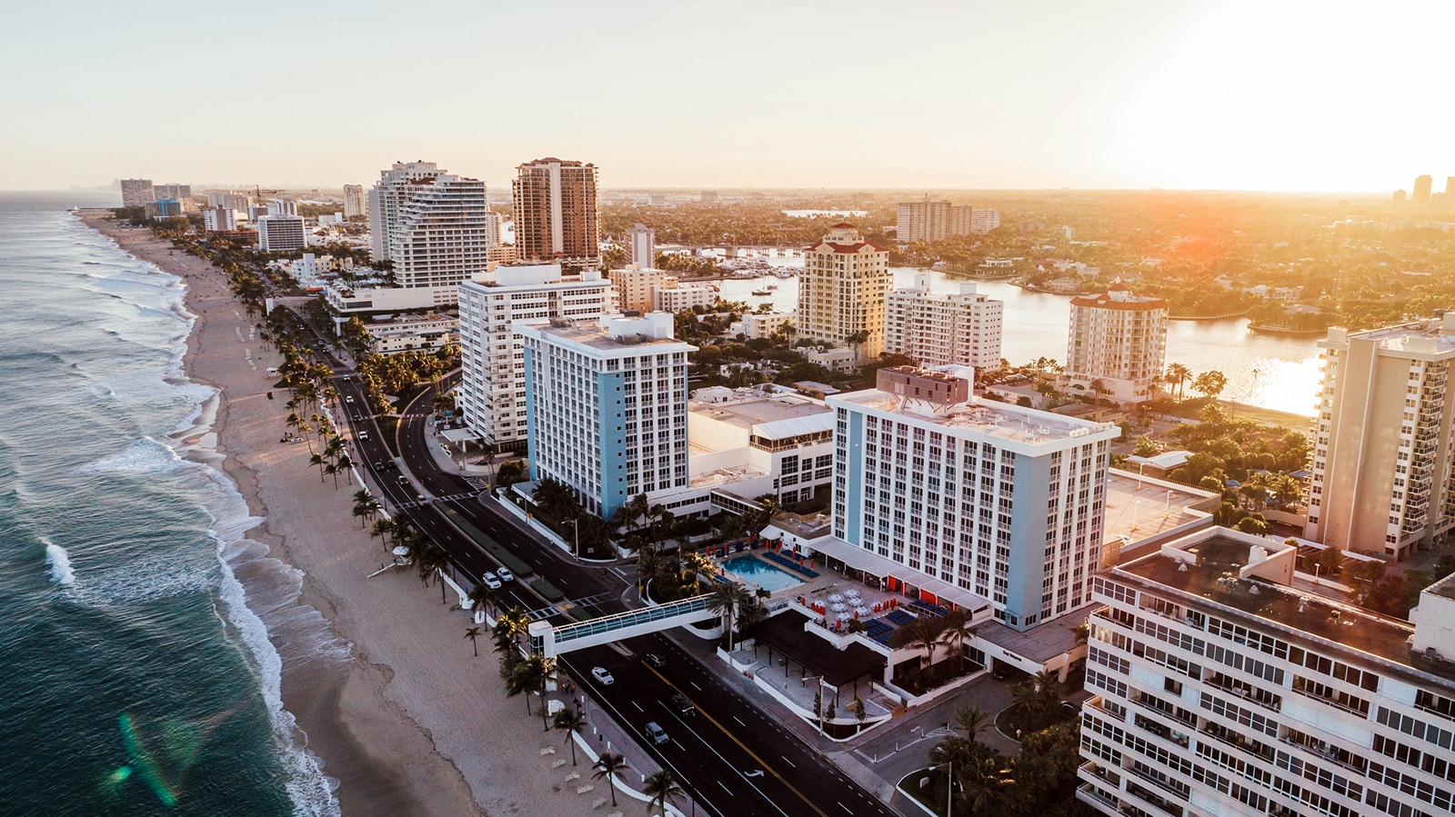 Aerial view of Fort Lauderdale