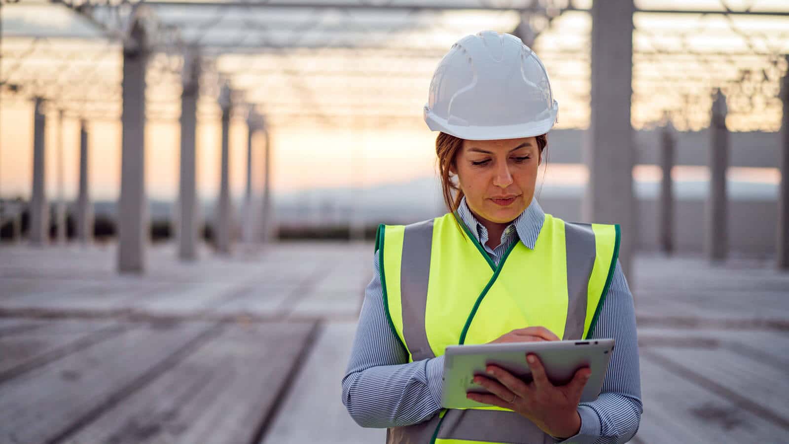 Permit Tech On Tablet