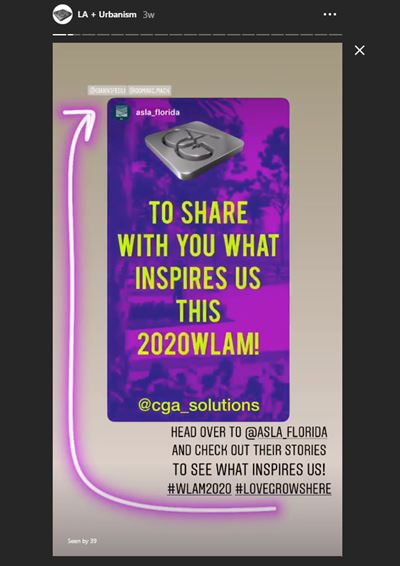 2020 World Landscape Architecture month social media graphic