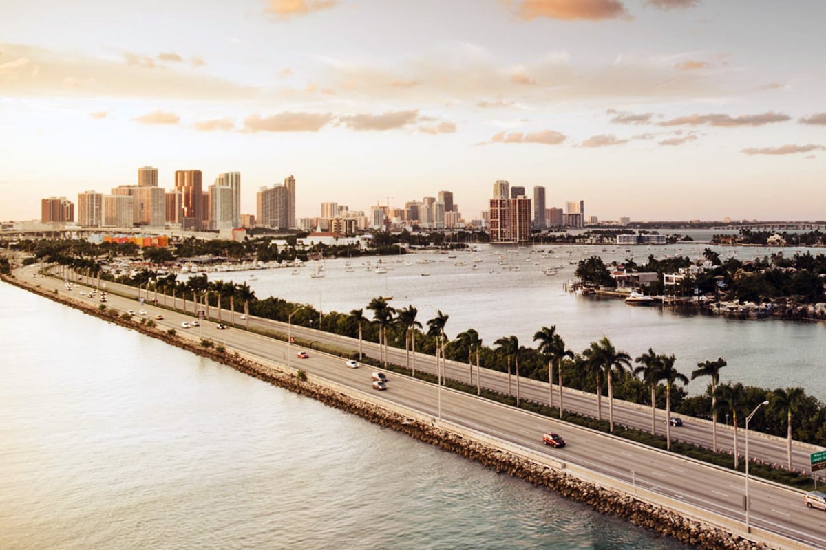 South Beach Miami Roadway