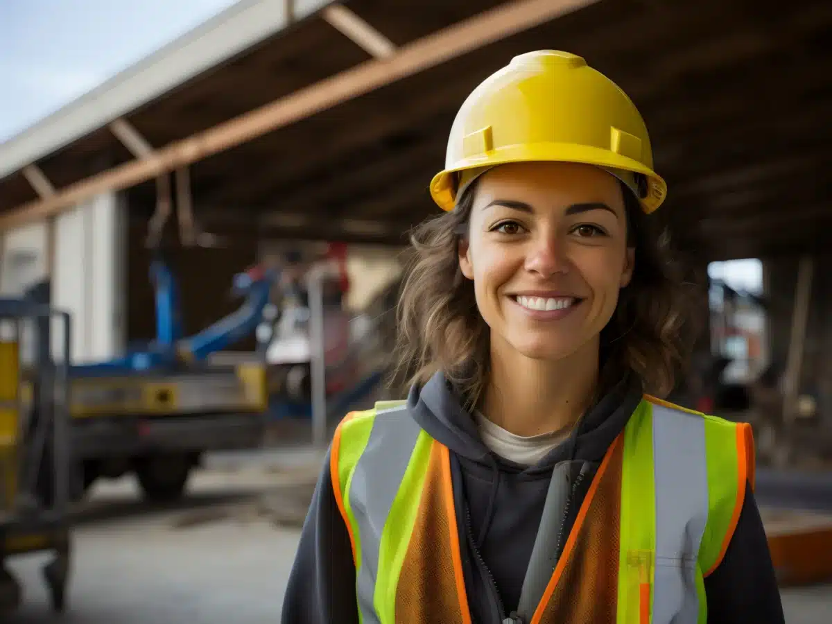 Happy Employee Lady 2